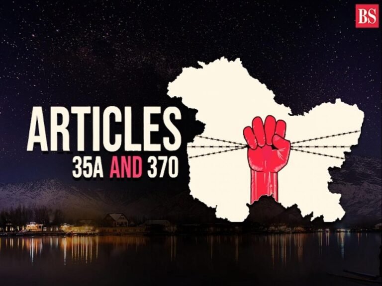 Rise and fall of Article 370 and Article 35A of Constitution of India - The Law Communicants