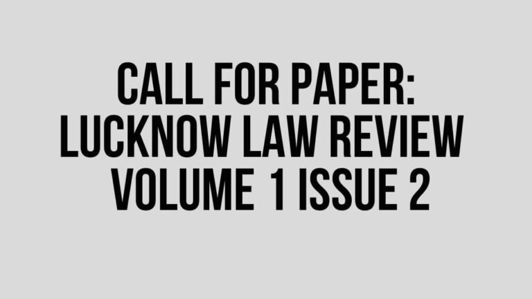 Call for Paper - The Law Communicants