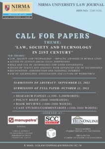 Call for Paper - The Law Communicants