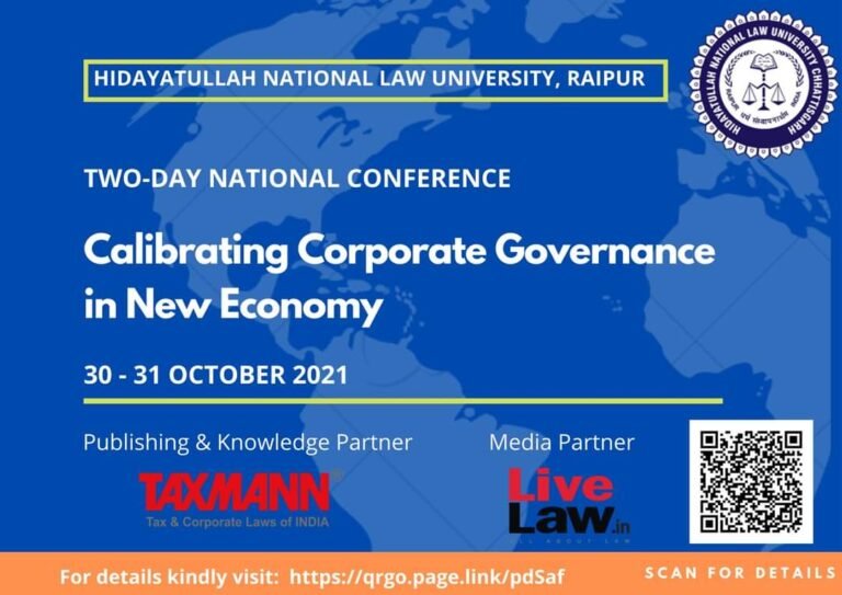 Two-Day National Conference on “Calibrating Corporate Governance in New Economy” - The Law Communicants