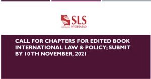 Call For Chapters For Edited Book International Law & Policy - The Law Communicants