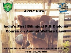 NUSRL and People For Animals’ PG Diploma Course in Animal Welfare Laws - The Law Communicants