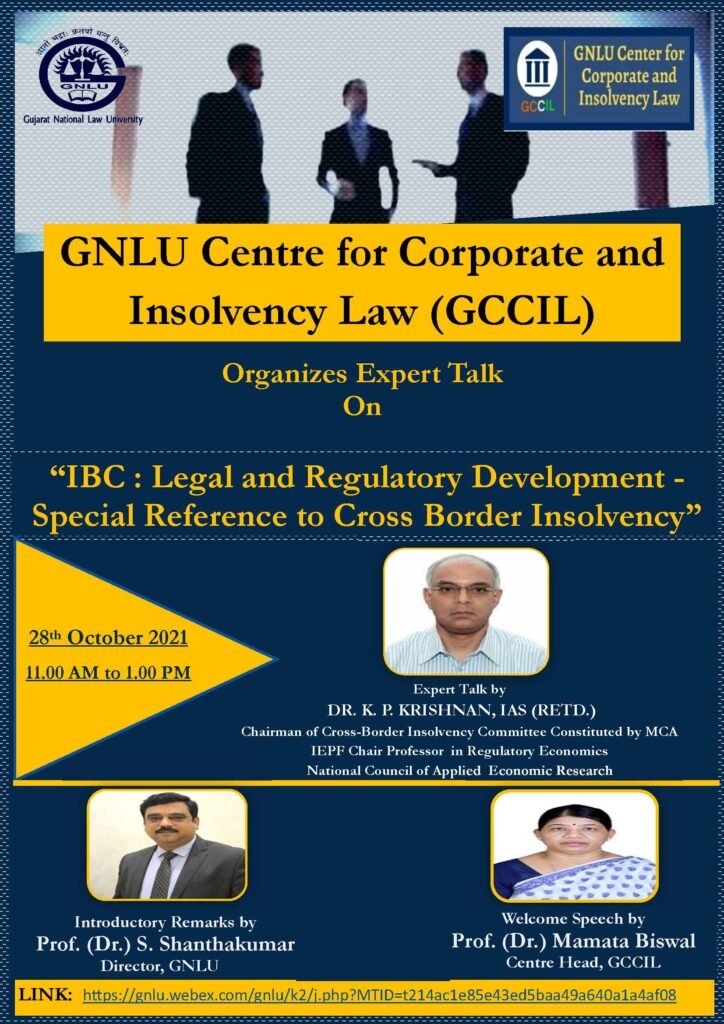 Expert Talk on Cross Border Insolvency - The Law Communicants