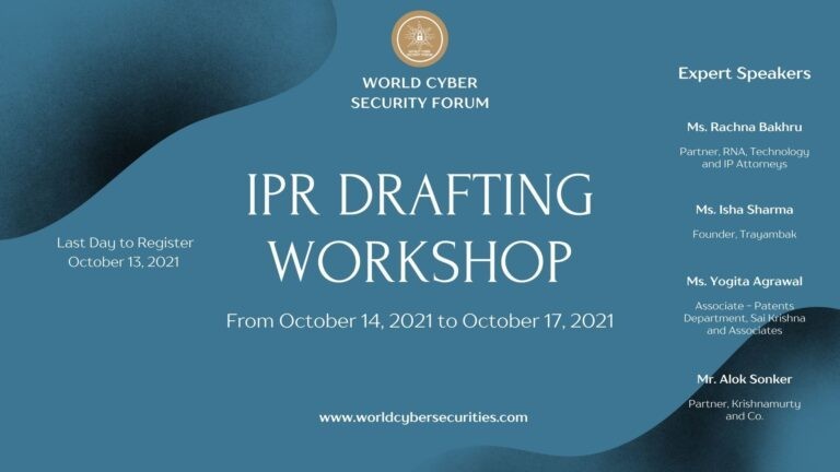4 Days Online Workshop on "IPR Drafting in India" - The Law Communicants