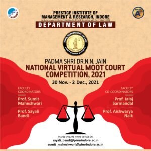 Padma Shri Dr. N.N. Jain National Virtual Moot Court Competition, 2021 - The Law Communicants