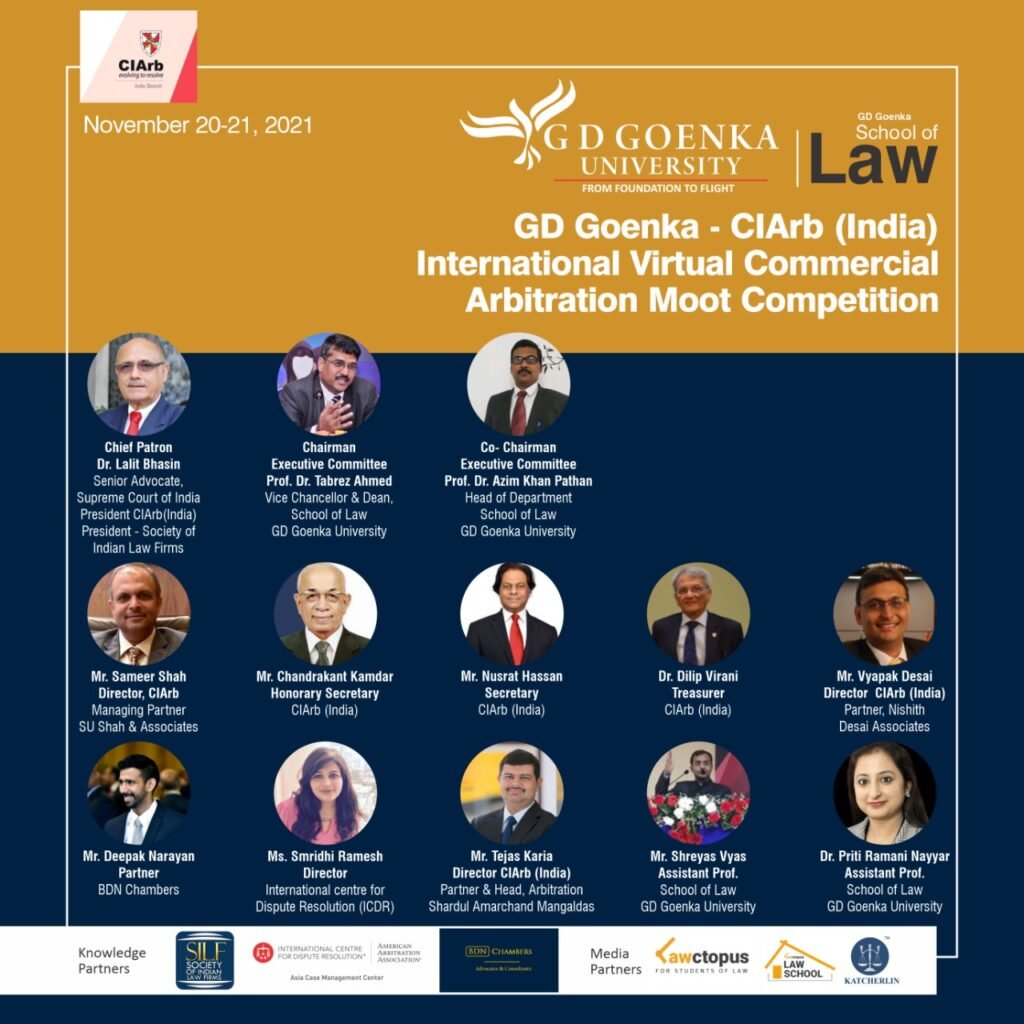 International Virtual Commercial Arbitration Moot Competition - The Law Communicants