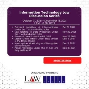 Information Technology Law Discussion Series (Live Online) - The Law Communicants