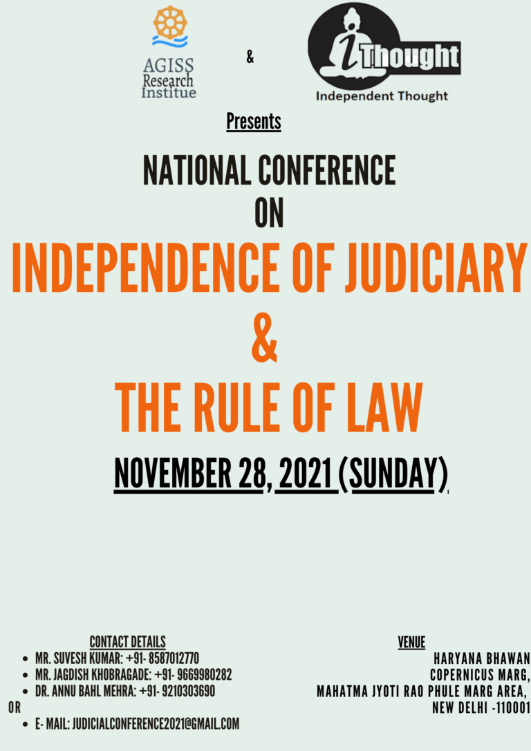 National Conference on Independence of Judiciary & the Rule of Law - The Law Communicants