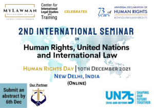 2nd International Seminar on Human Rights & International Law - The Law Communicants