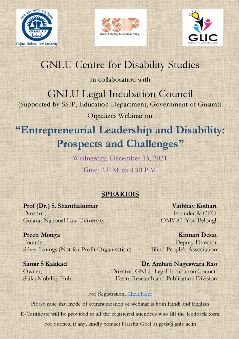Entrepreneurial Leadership and Disability: Prospects and Challenges - The Law Communicants