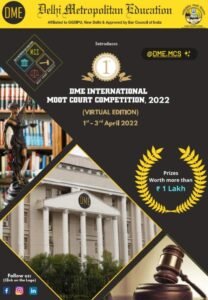 DME International Moot Court Competition - The Law Communicants