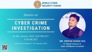 Session On “Investigating Cyber Crimes: A Complete Guide” - The Law Communicants