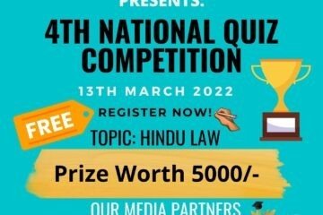 4th National Quiz Competition By The Law Communicants: Register by 12th March 2022 - The Law Communicants