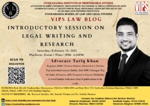 Introductory Session on Legal Research & Writing - The Law Communicants