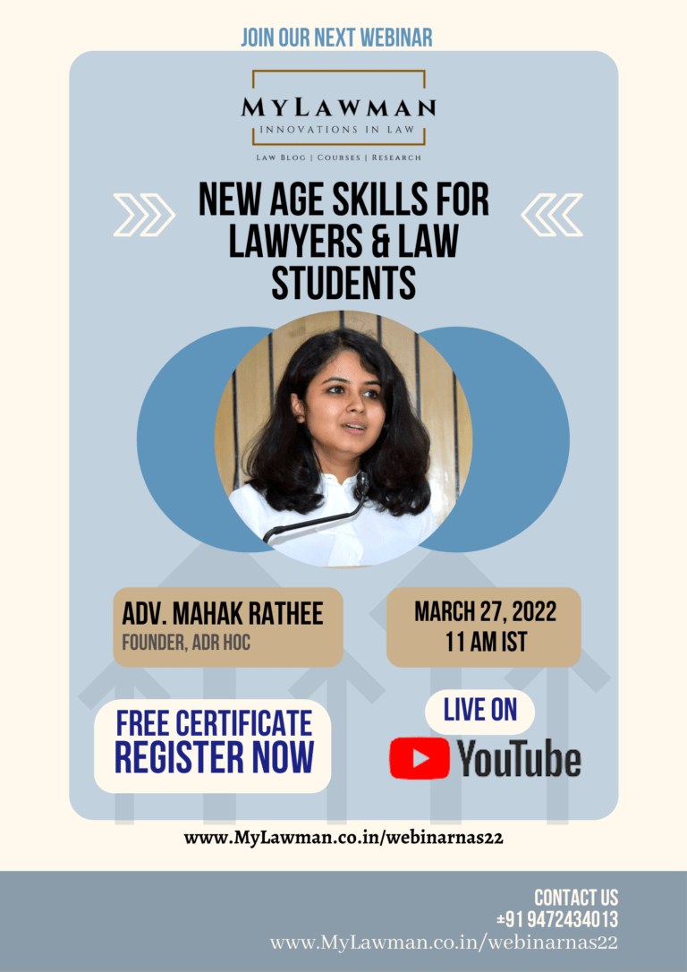 New Age Skills for Lawyers & Law Student: Webinar - The Law Communicants