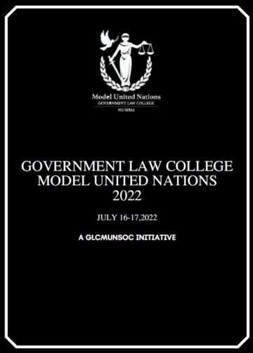 12th edition of Government Law College Model United Nations 2022 - The Law Communicants