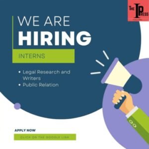 Call for Interns by The IP Press - The Law Communicants