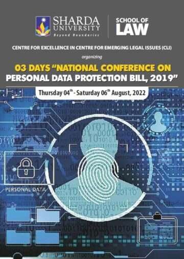 03 Days National Conference On Personal Data Protection Bill, 2019 - The Law Communicants