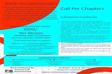Call-for-Chapters-Book-on-Criminology-by-Satyam-Law-International-The-Law-Communicants