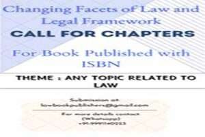 Call-for-Chapters-Changing-Facets-of-Law-and-Legal-Framework-Volume-1-The-Law-Communicants