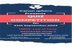 Quiz-Competition-on-Law-of-Torts-by-Canon-Sphere-The-Law-Communicants