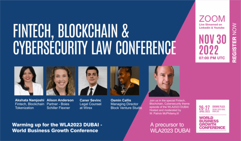 Blockchain, FinTech & the Law Conference