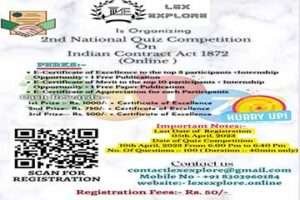 National-Quiz-Competition-on-Indian-Contract-Act-1872-Online-The-Law-Communicants