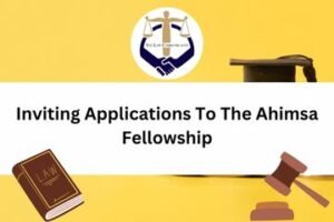 Inviting Applications To The Ahimsa Fellowship