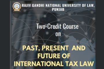 Two Credit Course on the Past, Present and Future of International Tax Law