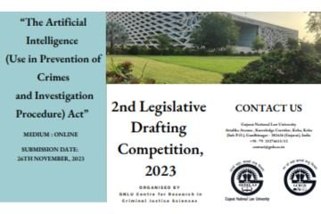 2nd Legislative Drafting Competition on The Artificial Intelligence (Use in Prevention of Crimes and Investigation Procedure) Act