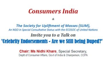 Celebrity Endorsements - Are we still being duped' - Consumers India