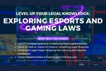 LawswithRachna presents a Webinar On Esports and gaming Laws!