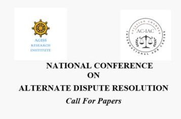 National Conference On Alternate Dispute Resolution by AGISS