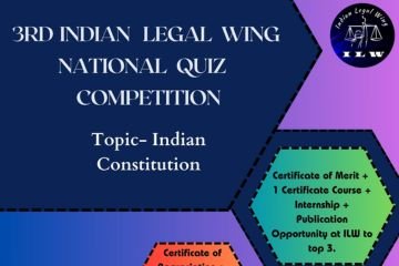 3rd Indian Legal Wing National Quiz Competition