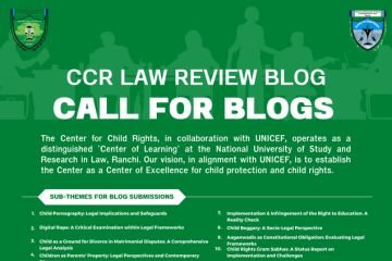 Call For Blogs CCR Law Review Blog
