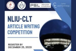 NLIU-CLT Article Writing Competition
