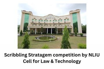 Scribbling Stratagem competition by NLIU Cell for Law & Technology
