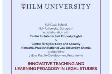 FDP on Innovative Learning Teaching Pedagogy in Legal Studies by IILM University