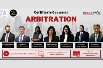 10-week Certificate Course on Arbitration by IndusLaw and SimuLegum