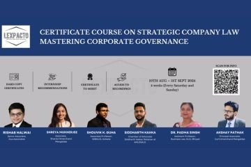 Certificate Course on Strategic Company Law: Mastering Corporate Governance by Lexpacto