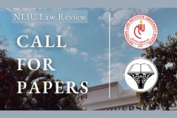 Call for Papers – Volume XIV Issue I by NLIU Law Review