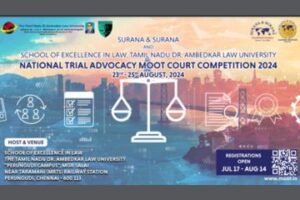 Read more about the article The Tamil Nadu Dr. Ambedkar Law University National Trial Advocacy Moot Court Competition, 2024