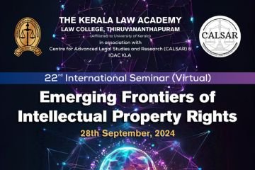 CFP International Seminar on Emerging Frontiers of Intellectual Property Rights