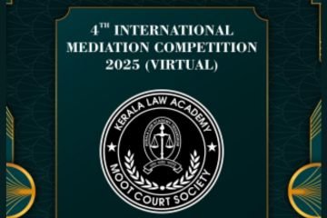 4th International Mediation Competition, 2025 by Kerala Law Academy