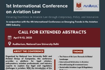 1st International Conference On Aviation Law