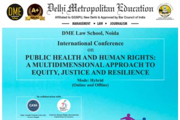 International Conference On Public Health and Human Rights A Multidimensional Approach to Equity, Justice and Resilience