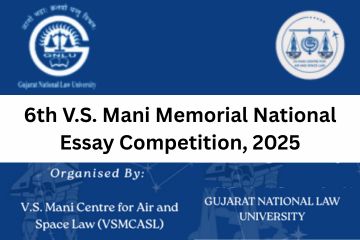 6th V.S. Mani Memorial National Essay Competition, 2025