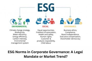 ESG Norms in Corporate Governance A Legal Mandate or Market Trend
