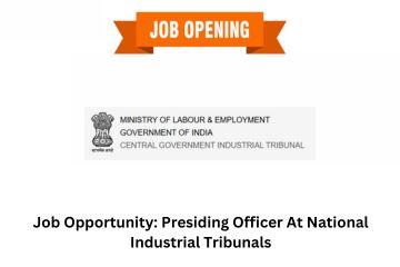 Job Opportunity: Presiding Officer At National Industrial Tribunals