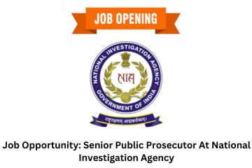 Job Opportunity Senior Public Prosecutor At National Investigation Agency